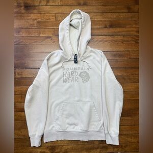 Mountain Hardwear Cream Hoodie Woman’s Size Medium